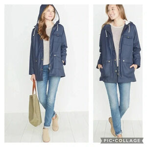 Marine Layer Birdie Rubber Duckie Lined Raincoat Jacket Women’s size medium